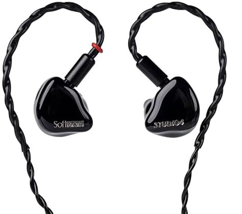 LEAUDIO Softears Studio4 4BA - Auriculares HiFi serie Studio Professional con cable de 0,78 mm y 2 pines
