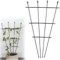 Plant Supports For Garden, 90cm 120cm High Metal Fan Trellis For Climbing Plants In Pots Indoor, Outdoor Decorative Plant Support Rust-proof And Easy To Assemble(120cm/7.2in)