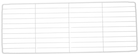 Alipis Freezer Accessories Iron Wire Divider Chest Freezer Inserts for Organization Use As Fridge Shelf Liner in Home Refrigerator