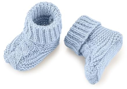 Weiche Babyschuhe gestrickt, Babychucks Unisex Strickschuhe, warme gehäkelte Stricksocken Patik für Neugeborene 0-6M