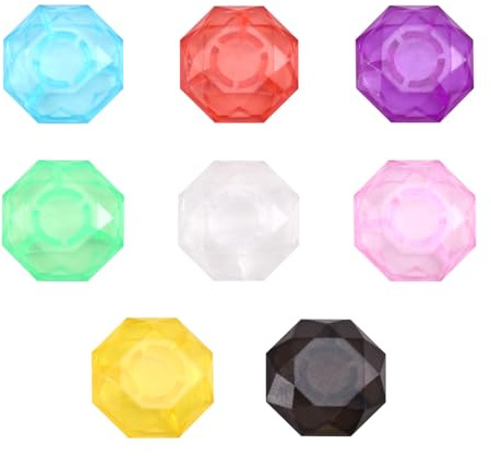 Harewtwy 8PCS Multicolor Patch Effect Peg Cap Switch Guitar Effector Tools Protective Pedal Footswitch Topper