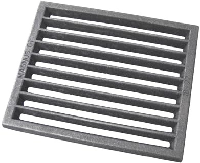 SEZAM 22 x 18 cm Gussrost Ofenrost Ascherost Gußrost verschiedene Durchmesser, Kaminrost passend f. MAGNUS Kaminofen Tafelrost Rost Ofengitter Feuerrost Kohlerost