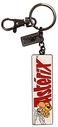 Names Reversible Metal Keychain Asterix