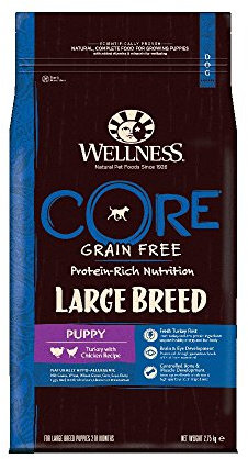 Wellness CORE Large Breed Puppy Food Dry, Grain Free - Turkey & Chicken, 2.75 kg