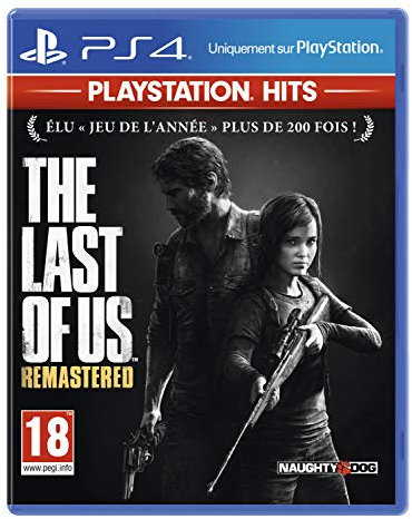 Sony,The Last Of Us Remastered PS4, 1 Joueur, Mode Multijoueurs Disponible, Version Physique avec CD, En Français, PEGI 18+, Jeu pour PlayStation 4