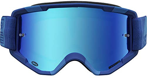 DESCENDER CROSSBONES MATTE LIGHT BLUE/BLUE LENTE: REVO BLUE MIRROR
