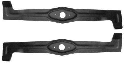 2 x 65 cm Lawn Tractor Blade Set for Etesia Hydro H 124 H124 D DS DX MZ124LX MZ124RX