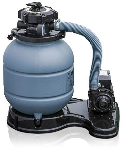 Gre FS320NP - Filtro de Arena para Piscina sin Pre-Filtro, para Piscinas Enterradas, Autoportantes o Elevadas de hasta 4.000 L, con 180W de Potencia