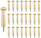 Sfcddtlg 24PCS Wooden Shaker Peg Wood Screw-3.7 Inch on Shaker Pegs Unfinished Wood Racks for Hanging Clothes, Hats, Towels, Paint, DIY