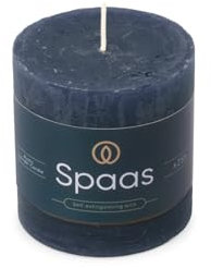 Spaas Vela pilar rústica 70/70 mm 25 h, azul ascuro