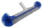 Poolvio Brosse de nettoyage professionnelle de 44,5 cm pour sols et murs de piscine avec poils en nylon durables autour de 360 degrés, poignée en aluminium à clip EZ – Balayez facilement les murs, les
