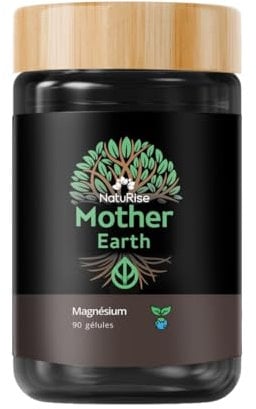 NatuRise® Magnesium 90 Kapseln - Hochdosiert - 668mg, davon 400mg elementares Magnesium - Laborgeprüft – Vegan & Natürlich -Ohne Zusätze - UV-Glas – Made in Germany