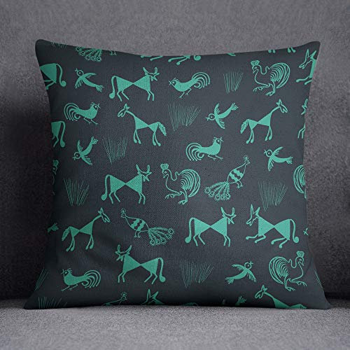 Questo Casa Dekorativer Kissenbezug, Kissenbezug, Heimdekoration, für Sofa, Café, Größe: 45 x 45 cm – entworfen und hergestellt in Türkiye