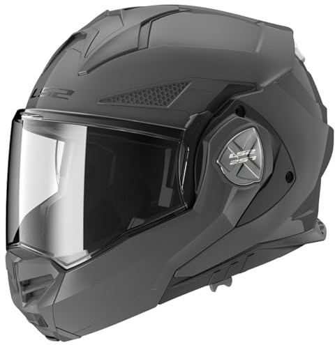LS2, Klapphelme Motorrad ADVANT X SOLID Nardo Grey, M