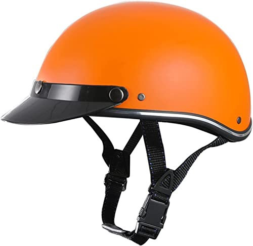 GAOZCTT Mezzo Casco da Motociclista Vintage Caschi off-Road Aperto Jet Caschi Casco A Scodella Scooter Motorino ECE Omologato Mezzo Elmetto da Moto Retròhat