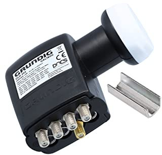 [ Test SEHR GUT, Note 1.2 *] GSS Grundig Unicable LNB 24+4, für 24 Teilnehmer + 4 Legacy, Digital SCR LNC für Satellitenschüssel, Einkabellösung Einkabelsystem, HD 4K, Sat Receiver TV Fernseher