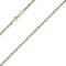 2,2mm Kugelkette Halskette aus 585 Gold gelb/rot/weiß tricolor diamantiert 42cm