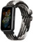 kwmobile Fascia Compatibile con Huawei Band 7 - Cinturino Smart-Watch Fitness-Tracker Nylon Grigio ca. 15-18,5 cm
