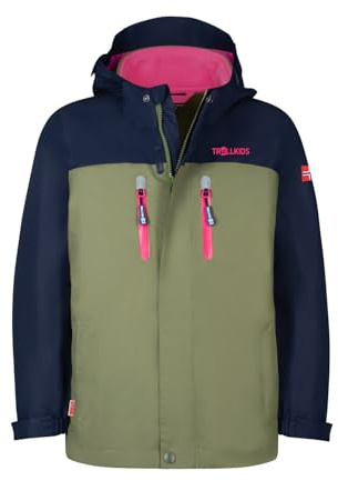 Trollkids Girls Bryggen 3in1 Jacket