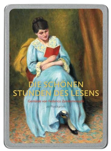 Die schönen Stunden des Lesens: Gemälde von Federico Zandomeneghi