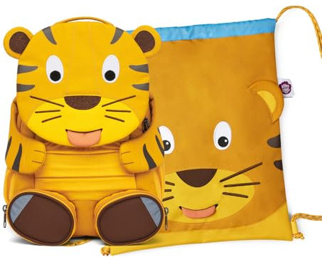 Affenzahn Großer Freund Bundle mit Turnbeutel, Kindergarten Rucksack im Set für 3-5 Jährige