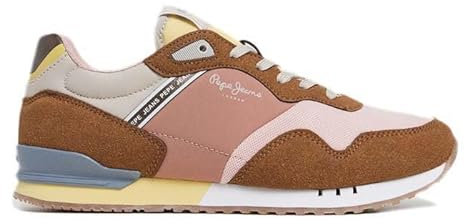 PEPE JEANS London Urbans W, Zapatillas Mujer, Cognac, 41 EU