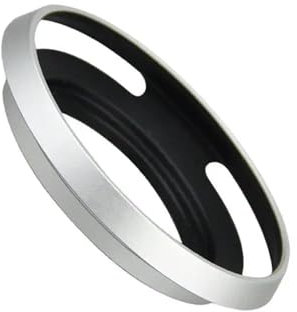 Paraluce ventilato in metallo da 52 mm, for fotocamera For Fujifilm X-T100 X-T30 X-A20 X-A7 X-A5 XA20 XA7 XA5 XT30 XT100 con obiettivo 15-45 mm