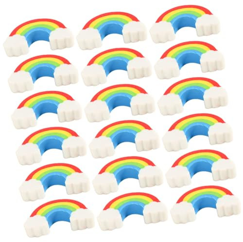 AOKWAWALIY 100st Rainbow Bridge Radiergummi Radiergummis Fürs Büro Regenbogen Radiergummis Entzückende Regenbogen-radiergummis Cartoon-bleistift-radierer Geschenk Tragbar Kind