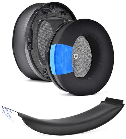 Buziba Ersatz-Ohrpolster für Audeze Penrose/Penrose X/Mobius Kopfhörer, Ohrpolster, Eis-Ohrpolster, Reparaturteil für HyperX Cloud Orbit S Headset