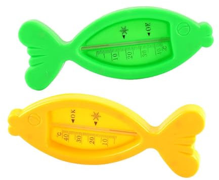 LEEINTO Tragbares Wasserthermometer Sauna Cartoon Schwimmthermometer Für Babybad Schwimmbad Aquarium Babybadewasserthermometer Babywasserthermometer Für Bad Fischwasserthermometer