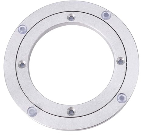 WPKD BLUEIY Drehteller Kugellager,Aluminiumlegierung Drehteller mit Rutschfesten Gummifüßen,für Regalaufsteller,Möbel,TV-Schränke,Küchenregale
