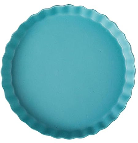Garneck Pizzablech Keramik Pizzabackform Pizzapfanne Pizzabackblech Tablett Für Pizza Obst Salat Pudding Nudeln Zwiebeln Pommes Frites Gebackene Eier Mikrowelle Spülmaschine Kühlschrank