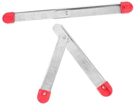 jojofuny 2pcs Folding Ladder Foldable Ladder Hinge Telescopic Ladder Hinge Part for Ladder Door Hinges Hinge for Step Ladders Folding Step Ladder Hinge Roof Rack Aluminum Alloy