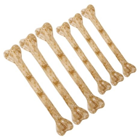 FELTECHELECTR 6stücke Halloween Mini-knochen Kunstoff-skelett- Für -dekoration Accessoires Für Halloween-feiern Und Kostüme Mit Vorgebohrten Löchern Zum Einfachen Basteln