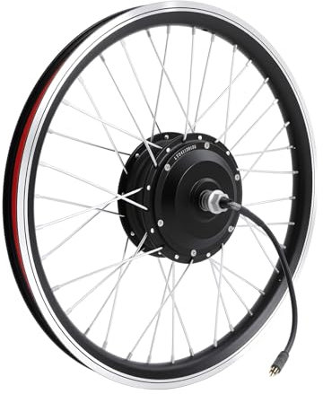 WINPANG ​36V 250W Elektrisches Fahrrad Umrüstkit Vorderrad,20 Zoll Aluminium Schwarz/Silber für Mountainbike, Stadtrad und Offroad​