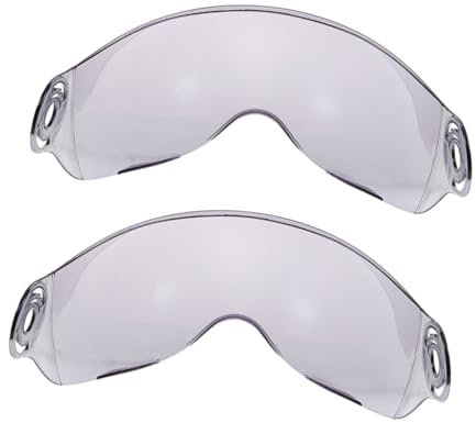 Happyyami 2pezzi Visiera Rimovibile Per Protezione Uv Per Caschi Facile Sostituzione e