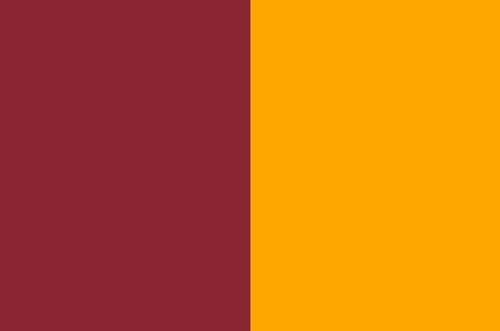 BANDIERONE GIALLOROSSO COLORI CITTA' DI ROMA GRANDE misura cm. 220 x 145 | BANDIERA GIALLOROSSA GRANDE BGSRMGR220x145