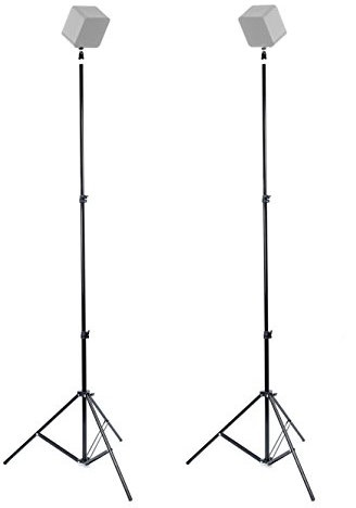 Foto&Tech Verstellbarer VR-Ständer aus Metall für HTC VIVE 190 cm mit 1/4 Stativ Mini-Kugelkopf 360° Drehbar für HTC ViVE Basisstation Foto Video Kamera Camcorder Speedlite GoPro 360 Videokamera