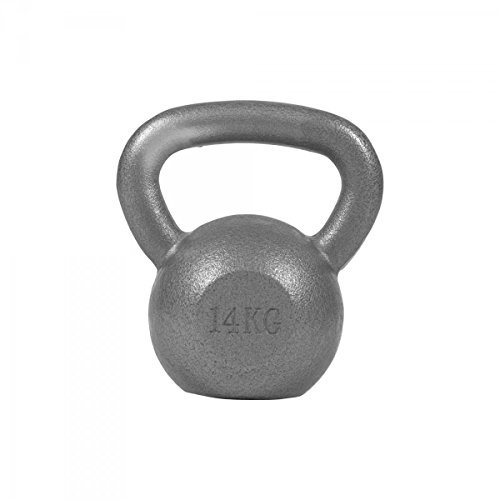 GORILLA SPORTS® Kettlebell - 2 bis 32 kg Gewichte, Einzeln/Set, Gusseisen, Bodenschonend, Silber oder Schwarz - Kugelhantel, Schwunghantel, Kugelgewicht, Rundgewicht, Krafttraining