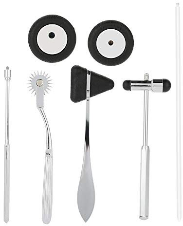 Martillo de reflejos percusión 5 en 1 Martillo neurológico médico Reflejo muscular Martillo de diagnóstico Cuidado de la salud Kit de percusión