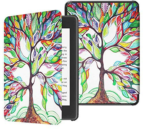 Lobwerk Case für Amazon Kindle 2019 (10. Generation) 6 Zoll Schutzhülle Tasche mit Standfunktion und Auto Sleep/Wake Funktion