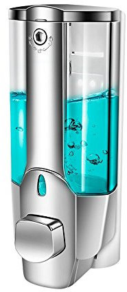 350ml Küchenbadezimmer Seifenflüssigkeitsspender Wand-Einzelkopf-Handbuch| Shampoo | Händedesinfektionsmittel | Gesichtscreme| Badflüssigkeit| Reinigungsmittel Seifenspender mit einem Lock