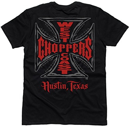 WEST COAST CHOPPERS WCC T-Shirt Cross Solid Black