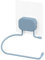Compactor GRENA Toilettenpapierhalter - Selbstklebend, Wandmontage, Blau, 13x6,5x13,5 cm, Metall
