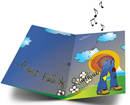 ASVP Shop Easy A Pocketful of Sunshine Musik-Grußkarte – Emma Stone Movie