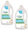 ACTION VERTE Lot de 2 bidons 5 l lessive liquide concentrée 142 lavages Ecocert amande et coing