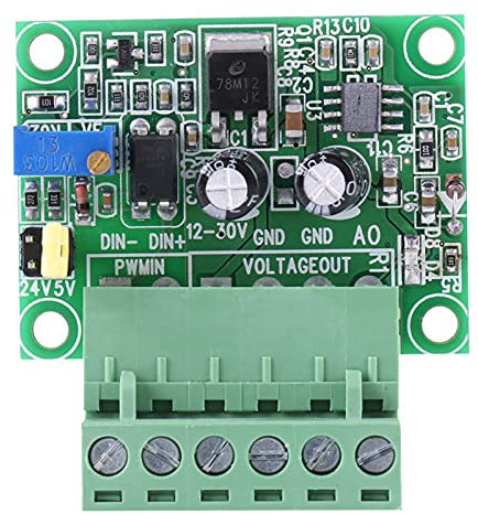Pwm Voltage Converter, Iwv Mfv Konverter, Pwm-zu-Spannungs-Wandler 1-3 kHz 0-10 V Pwm-zu-Spannungs-Wandler-Modul Digitale Analogplatine für Industrie-Bedienfeld Plc Single-Chip