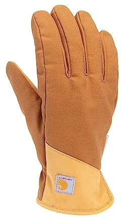 Carhartt Herren Robuster, Flexibler Isolierter Handschuh mit Offener Manschette Arbeitshandschuhe (1er Pack)