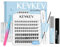 KevKev Eyelash Extension Kit 84 Pcs Cluster Lashes Lash Extension Kit Thin Band Individual Lashes with Lash Bond and Seal Lash Glue Remover Overnighter Seal and Applicator (Cloudy Kit,D-8-16mix)