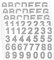 5 Sheets Glitter Alphabet Letter and Number Rhinestone Stickers and Gemstone Border Stickers, 26 A-Z Letters 0-9 Number Stickers DIY Decoration for Art and Crafts Supplies,Sliver